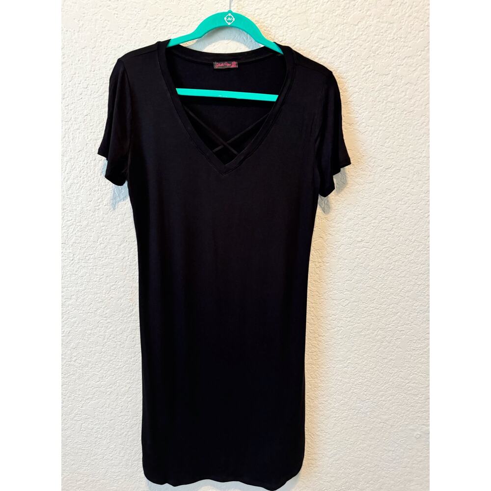 Women's Sheila Rose Black Shirt Dress Size M